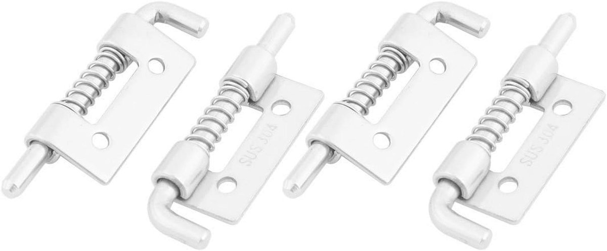 RVS Office Deur Poort Veer Bout 2 Inch 4 Stuks