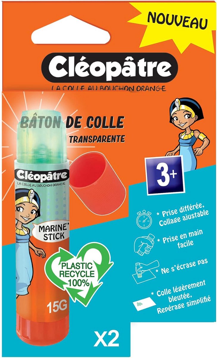 Lijmsticks 15g - Set van 2 in verschillende kleuren