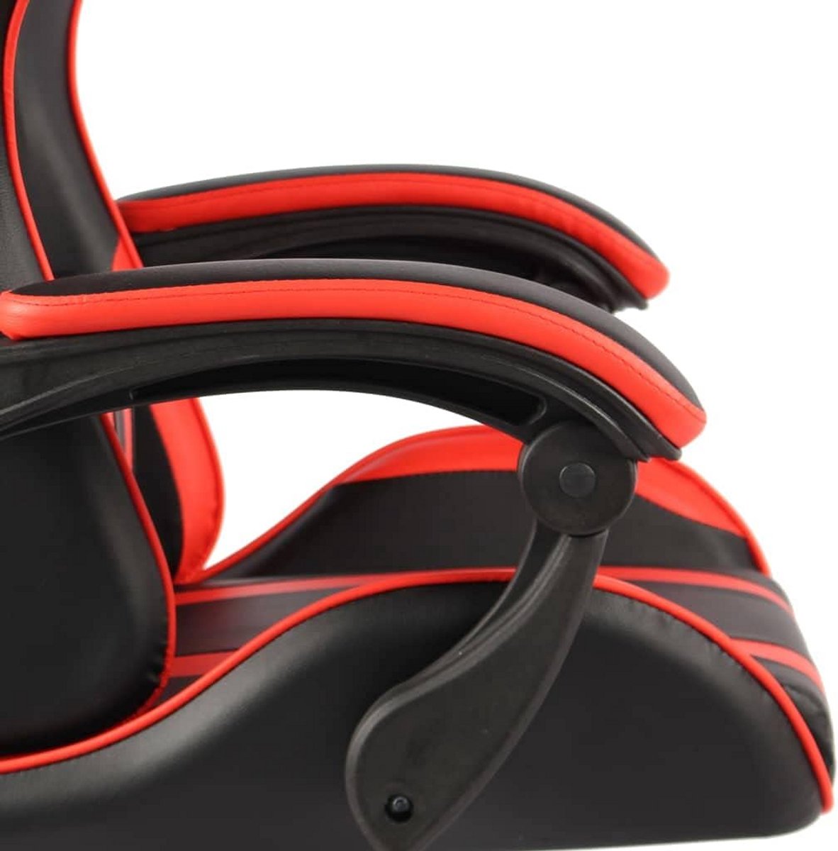 Gamingstoel Kunstleer Zwart Rood - Ergonomisch en Comfortabel