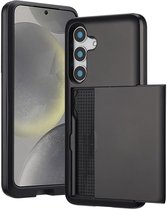 imoshion Hoesje met Pasjeshouder - Geschikt voor Samsung Galaxy S25 - Zwart