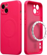 imoshion Hoesje - Geschikt voor Apple iPhone 14 - Color Backcover geschikt voor MagSafe - Neon Pink