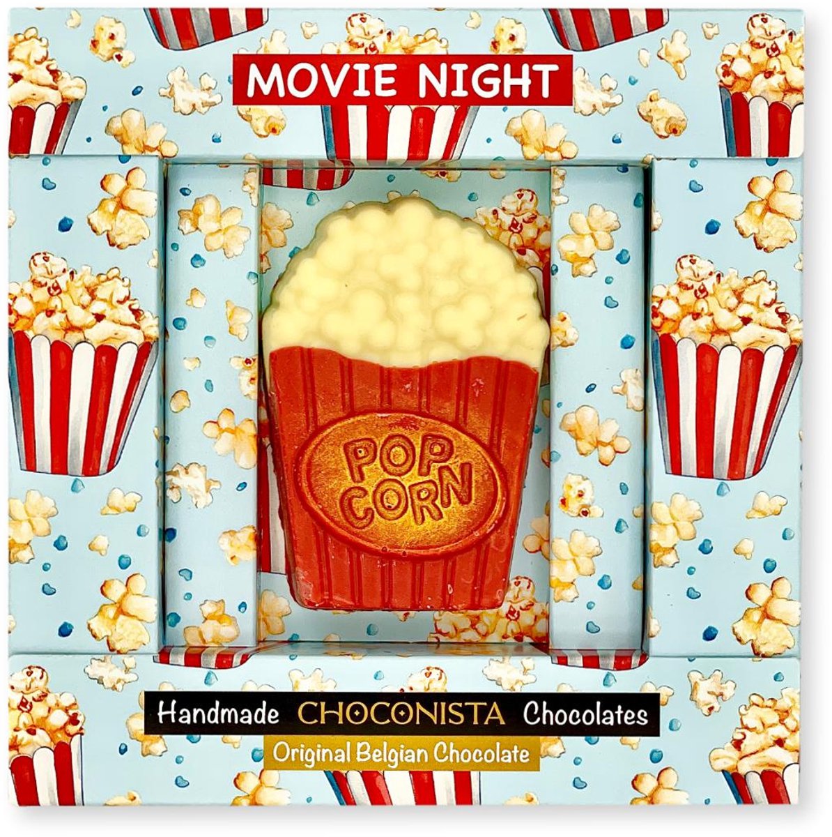 Choconista - Chocoladecadeau - Movie Night - Popcorn