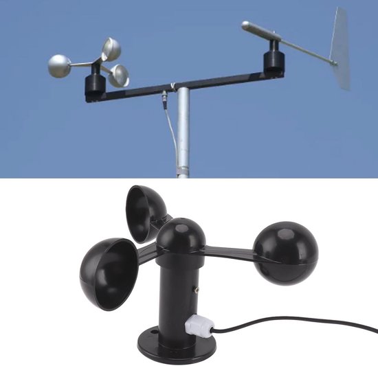 Windgevoelige Anemometersensor voor Nauwkeurige Windsnelheidsmetingen Buitenshuis van Merkloos — afbeelding 4