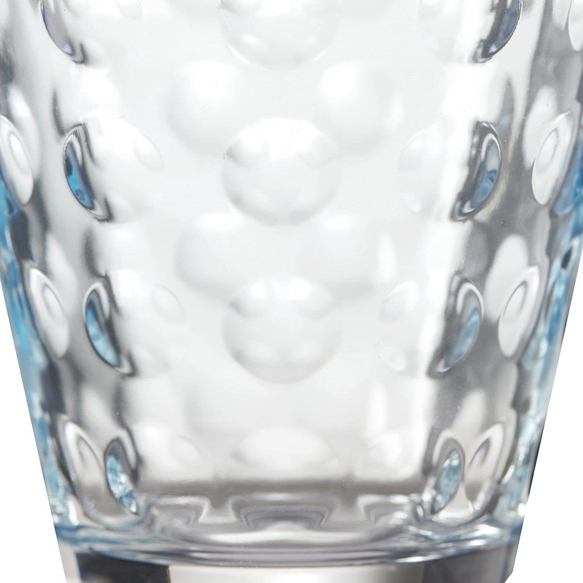 Set van 6 lichtblauwe drinkglazen 215 ml - Elegant en duurzaam glas