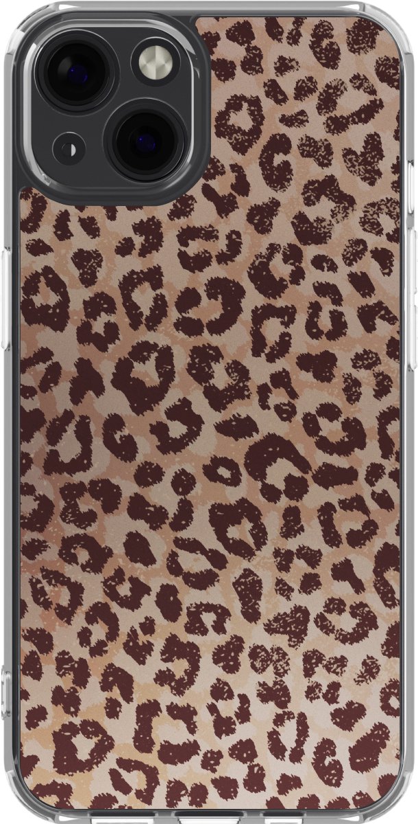 imoshion Hoesje - Geschikt voor Apple iPhone 13 - Design hoesje - Leopard Mood