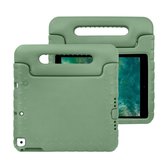 Coque arrière iMoshion Kidsproof avec poignée pour tablette iPad (2017/2018) - Vert olive