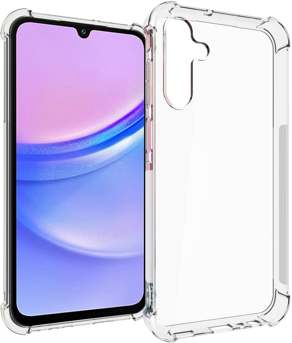 imoshion Hoesje - Geschikt voor Samsung Galaxy A15 (4G) / A15 (5G) - Shockproof Case - Transparant