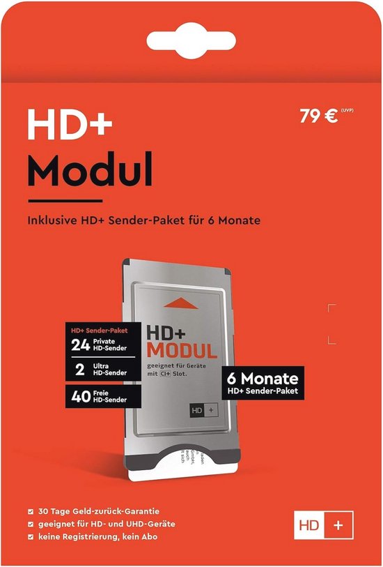 CI+ module voor satellietontvangst - 6 maanden HD+ zenderpakket | bol