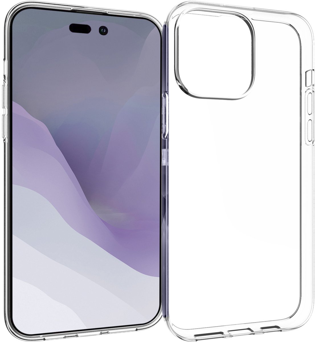 Accezz Hoesje - Geschikt voor Apple iPhone 14 Pro Max - Clear Backcover - Transparant