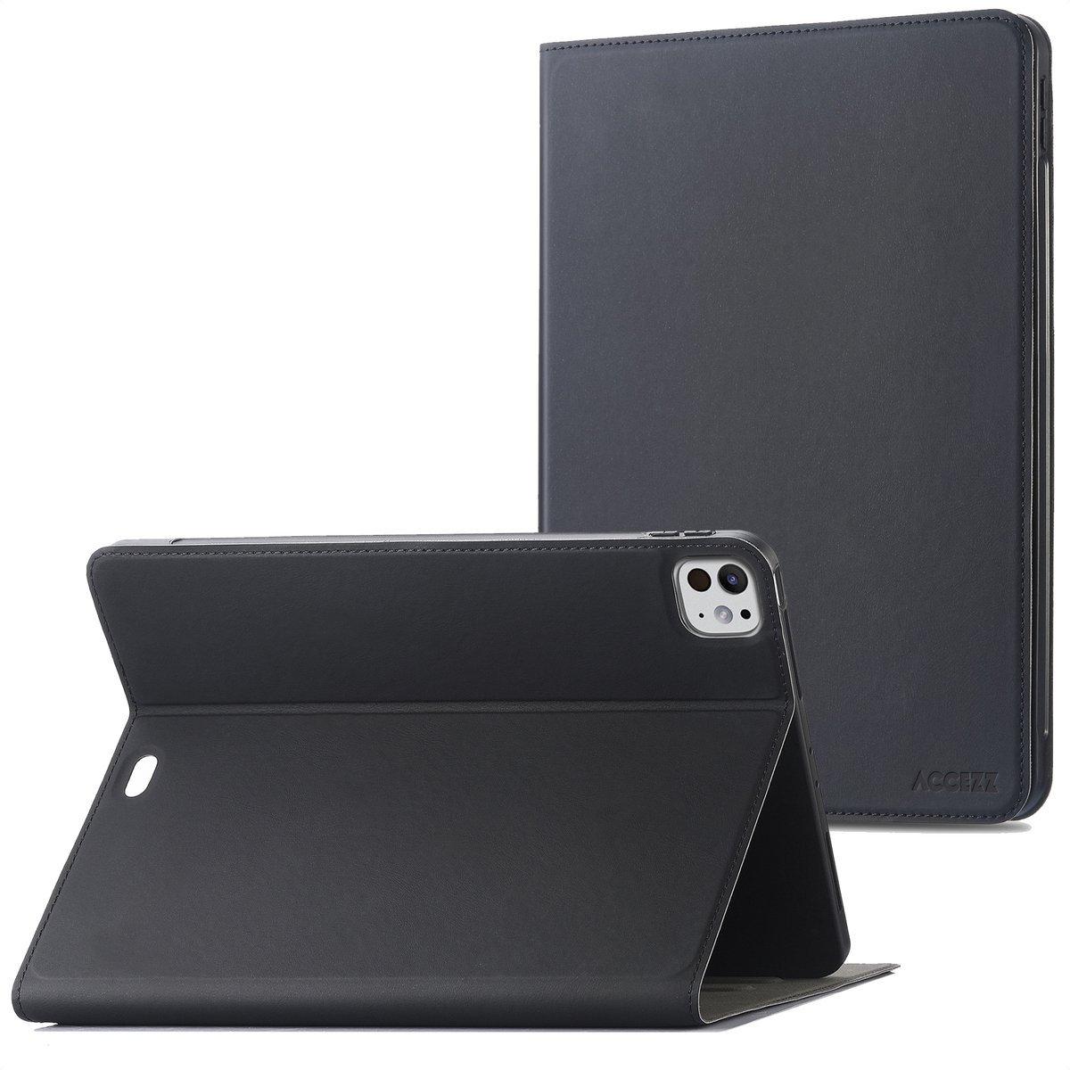 Accezz Tablet Hoes - Geschikt voor Apple iPad Pro 13 (2025) M5 / Pro 13 (2024) M4 - Classic Tablet Case - Zwart