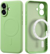 imoshion Hoesje - Geschikt voor Apple iPhone 16 - Color Backcover geschikt voor MagSafe - Groen