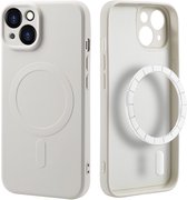 imoshion Hoesje - Geschikt voor Apple iPhone 14 - Color Backcover geschikt voor MagSafe - Beige