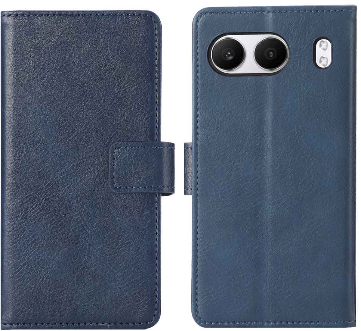 imoshion Hoesje - Geschikt voor OnePlus Nord 4 - Luxe Bookcase - Donkerblauw