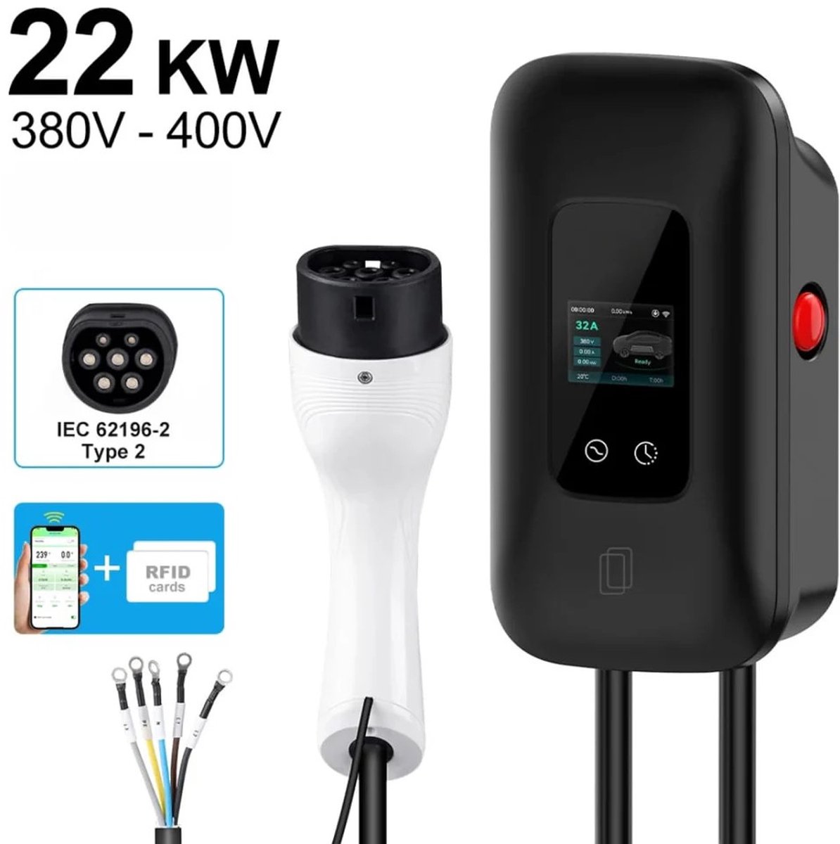 Snelle EV Oplader voor Thuis & Zakelijk - Slimme Laadpaal