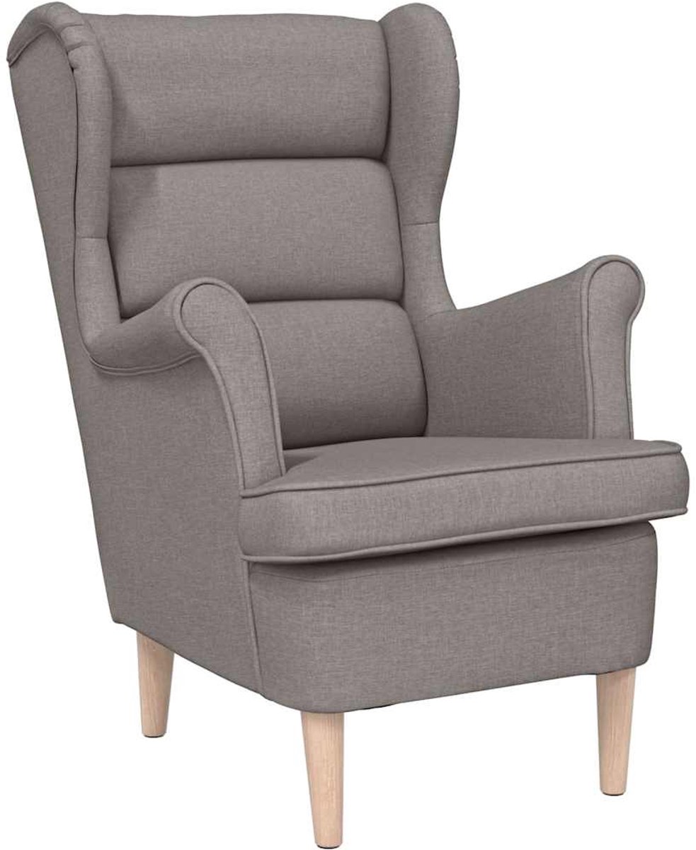 Fauteuil - Relaxstoel - Relaxfauteuil - Stoel - Met armleuning - Voor één Persoon - Taupe