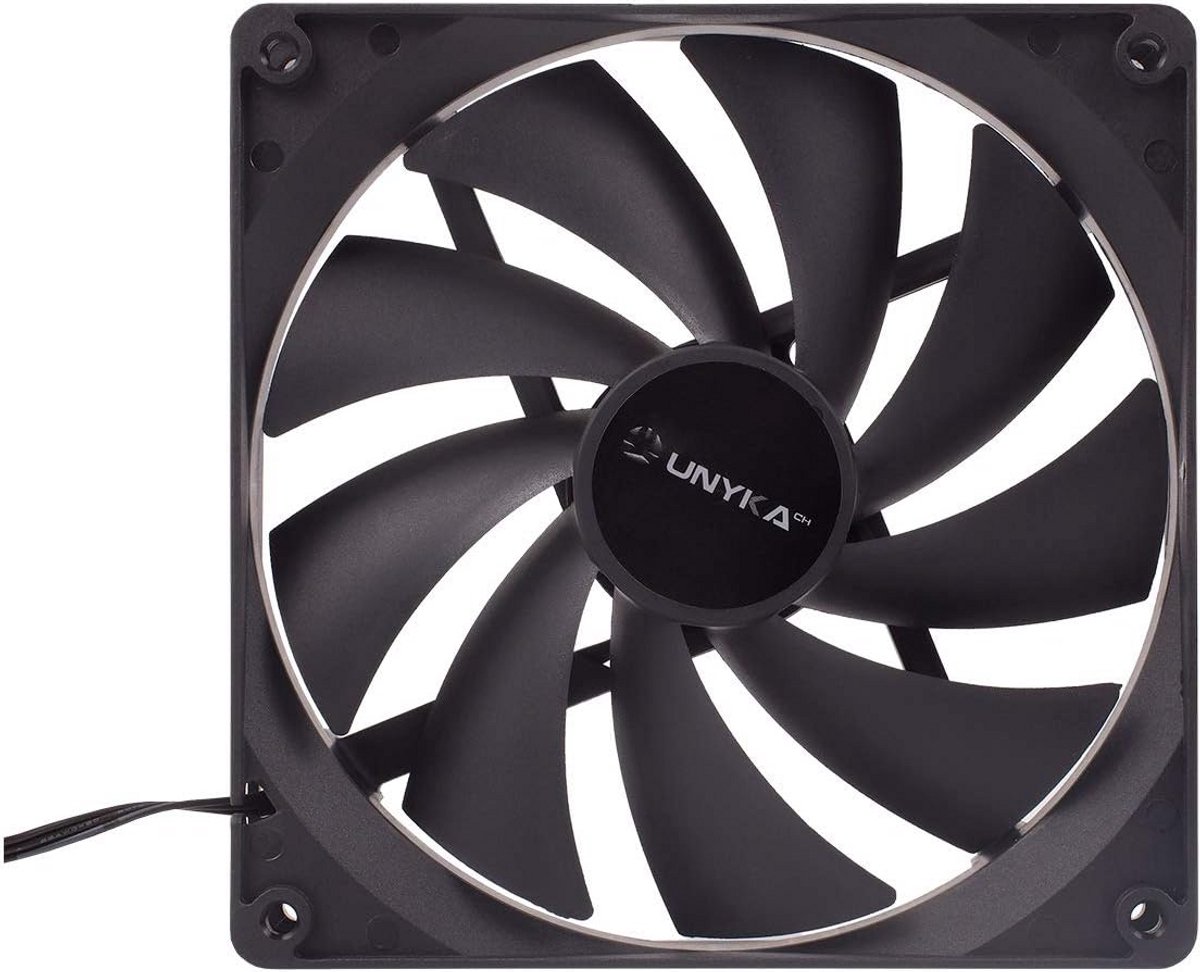 Stille 140mm PC Kastventilator met Lage Geluidsproductie - 1000 RPM Koeling