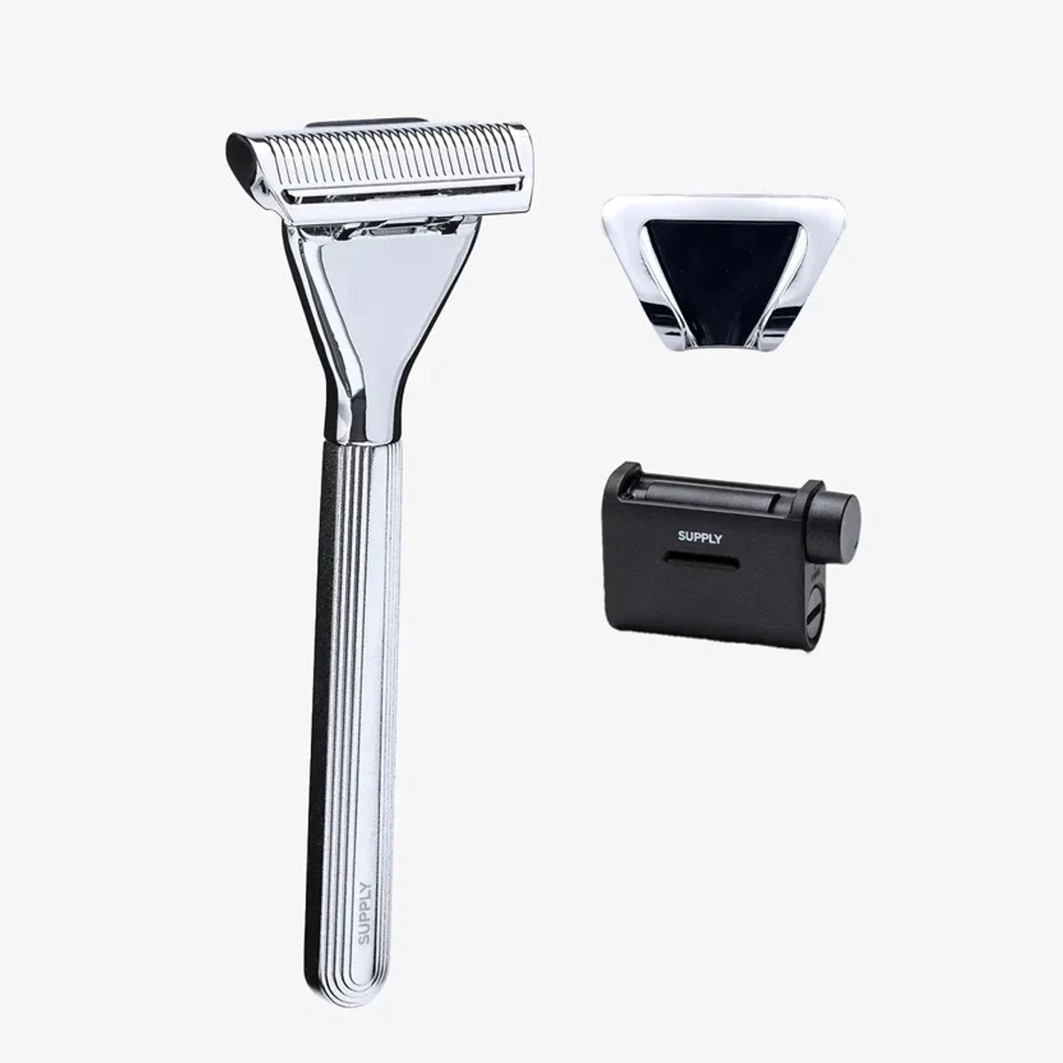 Supply Scheermes Single Edge Max Safety Razor - Sterling