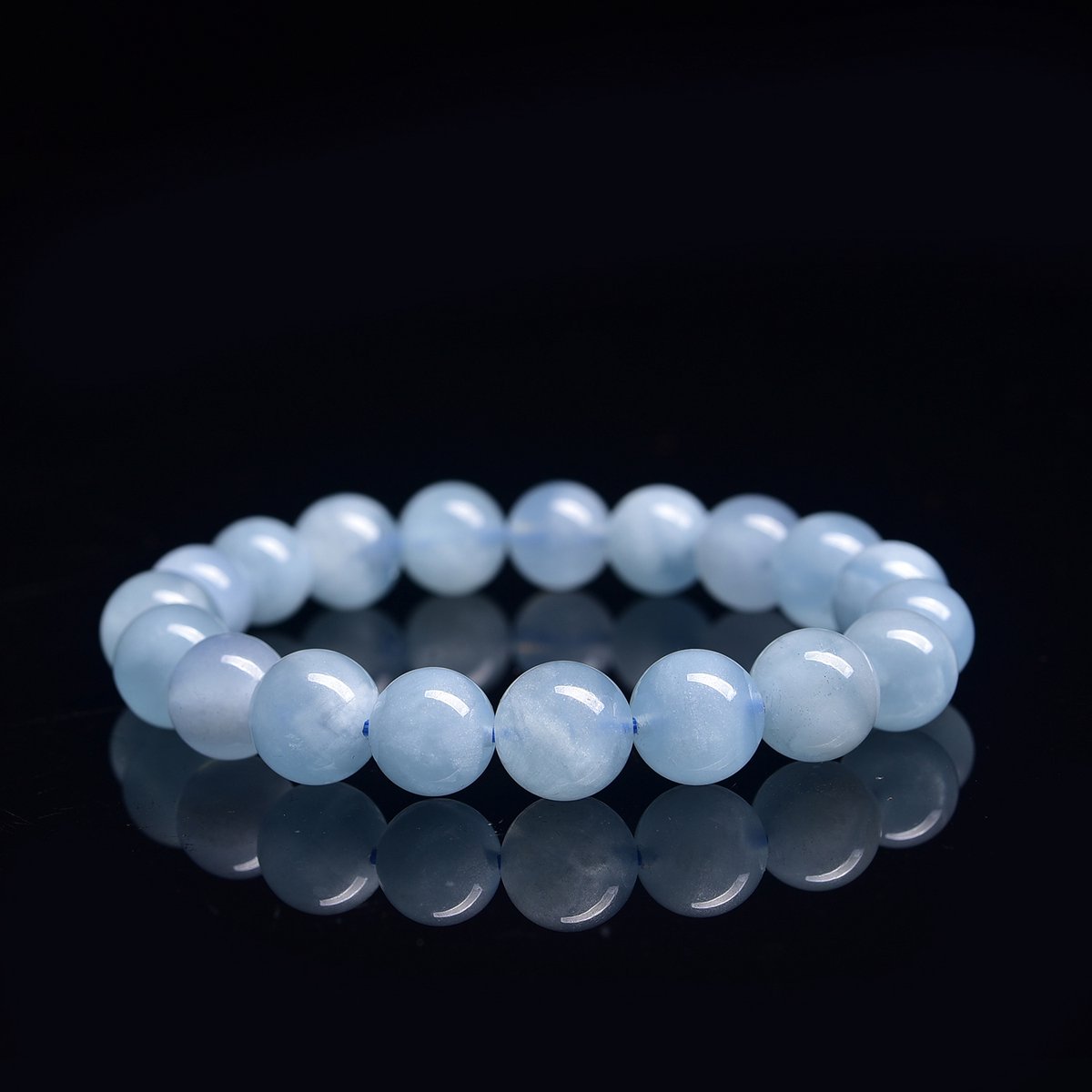 Goldpulse - kralen armband - Kralen armband 8mm - Elastisch - Natuursteen - Mooie verpakking - Cadeau geschikt