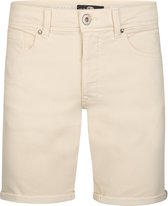 Petrol Industries Denim Shorts Heren - Jogg Denim Korte Broek - Slim Fit - Stretch Spijkerbroek - Herenkleding - 5 Zakken - Mannen Jeans - Wit - Maat XXXL