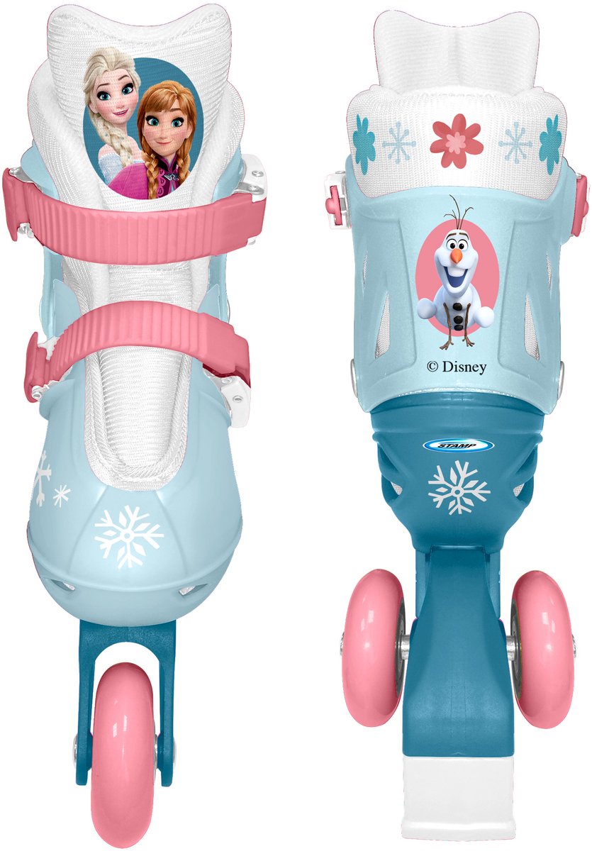 Verstelbare 3-Wiel Rollers Disney Frozen // Adjustable two in one 3 Wheels Skate FROZEN Blauw