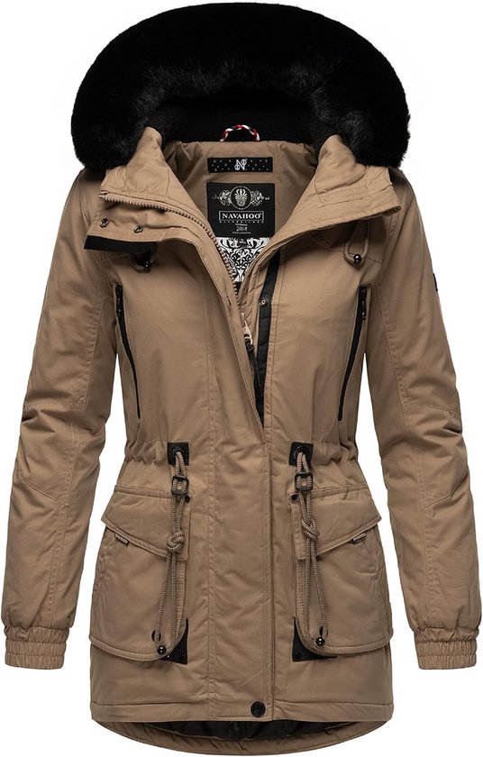 Donsjas met capuchon en imitatiebont voor dames | Ralph Lauren® NL