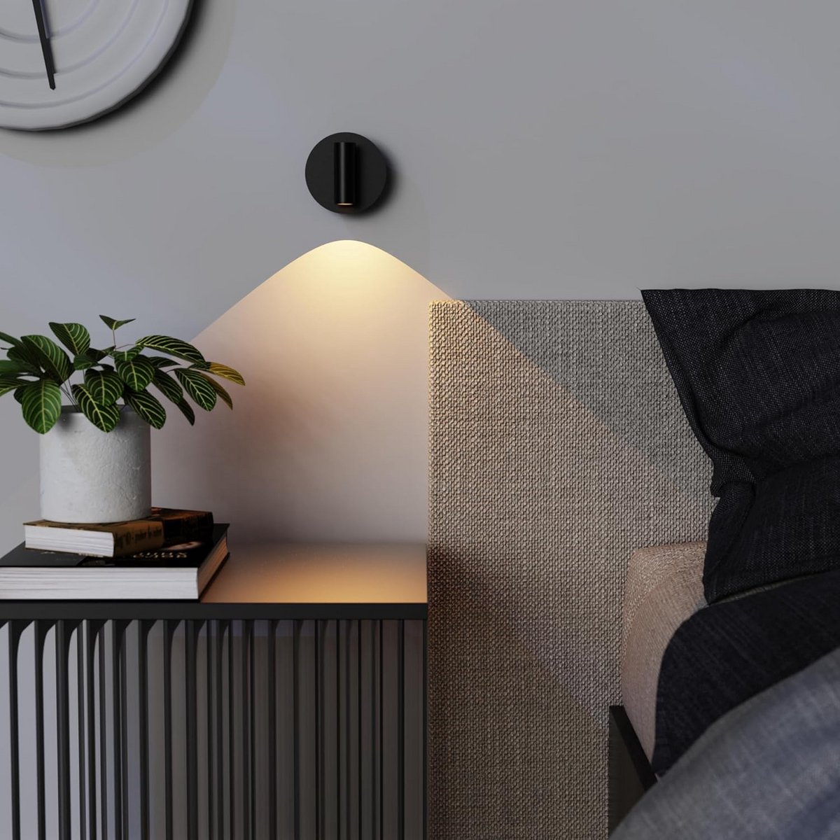 Draadloze Oplaadbare USB Wandlamp LED - Verstelbaar - Magnetische Montage - Voor Lezen en 