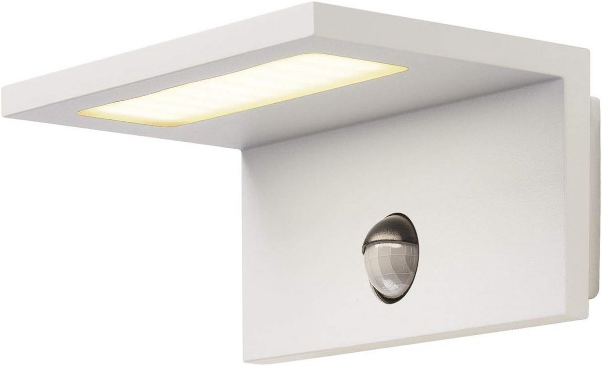 LED Buiten Wandlamp met Sensor - IP44 - Warm Wit Licht - Geschikt voor Tuin en Oprit