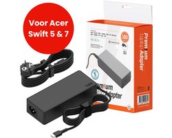100W USB-C Laptop oplader voor Acer Swift 5 en 7 – Alle modellen vanaf 2018 – Kabel + Adapter