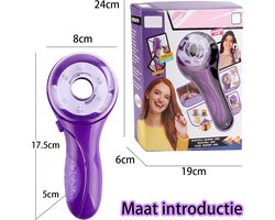 Machine à Tresser les Cheveux Électrique pour Filles -learnlogic- Ensemble DIY Complet de Tressage de Cheveux | Jouet & Cadeau Enfants 6 à 12 Ans - Y Compris Perles & Accessoires