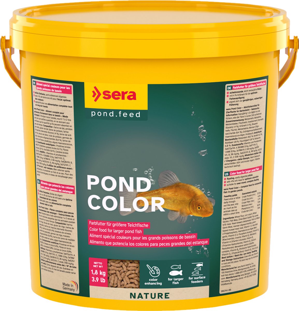 Sera Vijver Kleursticks Nature | 10 liter