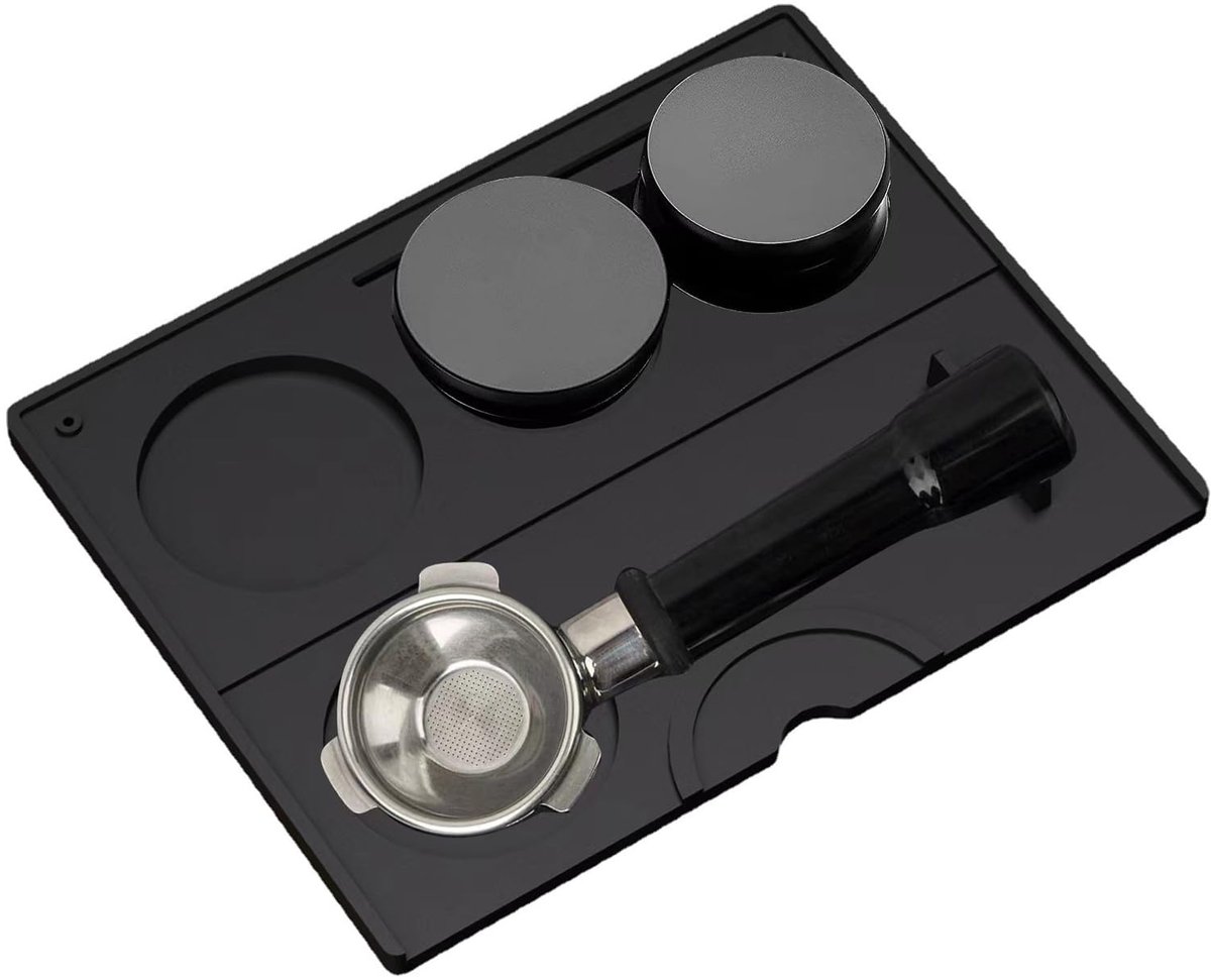 Unyqoos® Antislip siliconen mat voor espresso tamping en bescherming werkblad