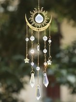 Vcedas Bijen Suncatcher voor venster bijen honingraat raam opknoping zon vanger ornament hommel kunst decoratie muur opknoping ornament voor huis tuin
