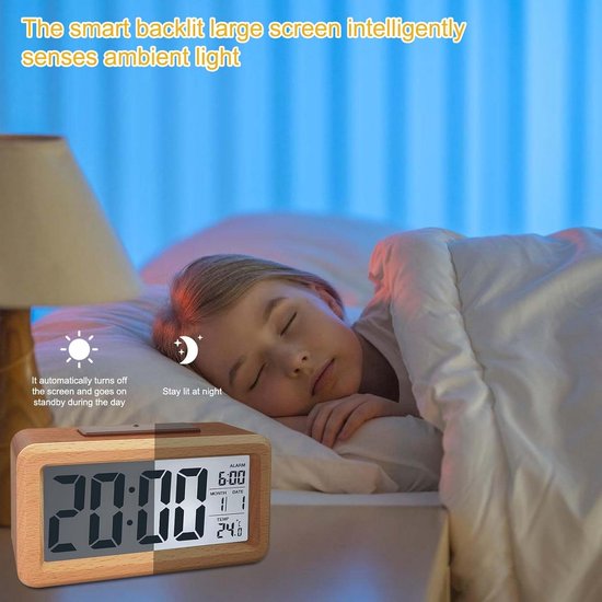 Timegyro Cclcok digitaal alarm, bureauklok werkt alleen op batterijen, 3 instelbare helderheidsniveaus, 12/24 uur, herhaling, groot led-display van 3 cm, nachtwekker, slaapkamer, wit/groen Timegyro Cclcok digitaal alarm, bureauklok werkt alleen op batterijen, 3 instelbare helderheidsniveaus, 12/24 uur, herhaling, groot led-display van 3 cm, nachtwekker, slaapkamer, wit/groen