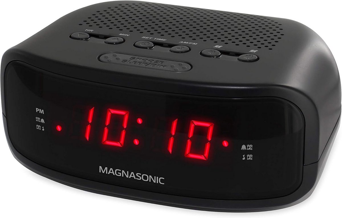 Digitale AM/FM Klokradio met Dubbel Alarm en Batterijback-up
