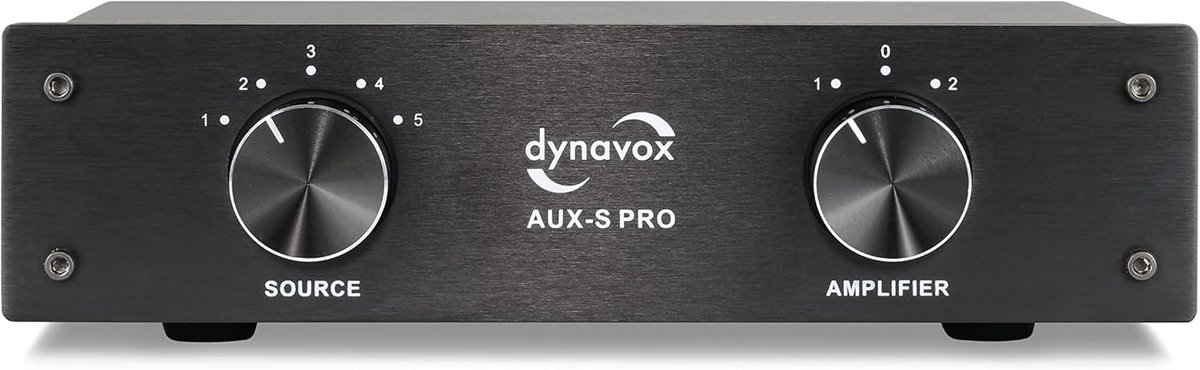 RCA Keuzeschakelaar 5 Ingangen naar 2 Versterkers - Audio Selector Switch