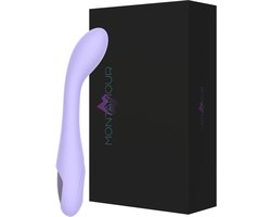 MontAmour Eve – Vibrator voor Vrouwen – G-Spot & Clitoris Stimulator – 10 Vibratiestanden – Oplaadbaar – Waterdicht – Siliconen – Sex Toys voor Vrouwen en koppels - Hygiene - Veilig - Lila - Paars - Massage