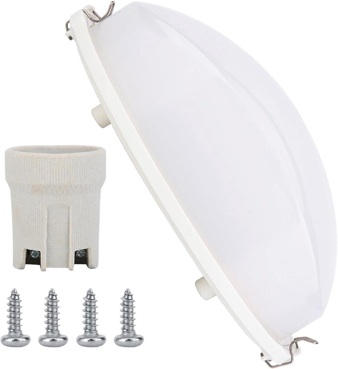 Wandlampenkap voor de sauna, hittebestendig, waterdicht, ovaal design.
