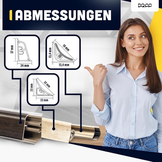 Basisset 1 : Oplegrubber Afdekprofiel aluminium met glasrubbers