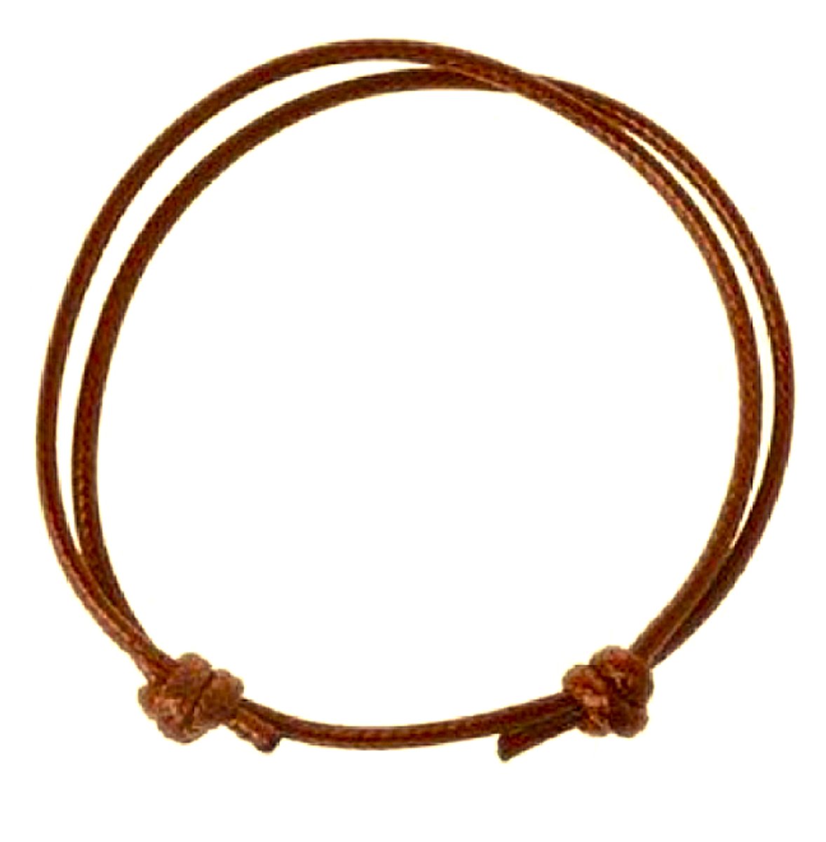 Enkelkoord -roest Bruin Schuif - Charme Bijoux