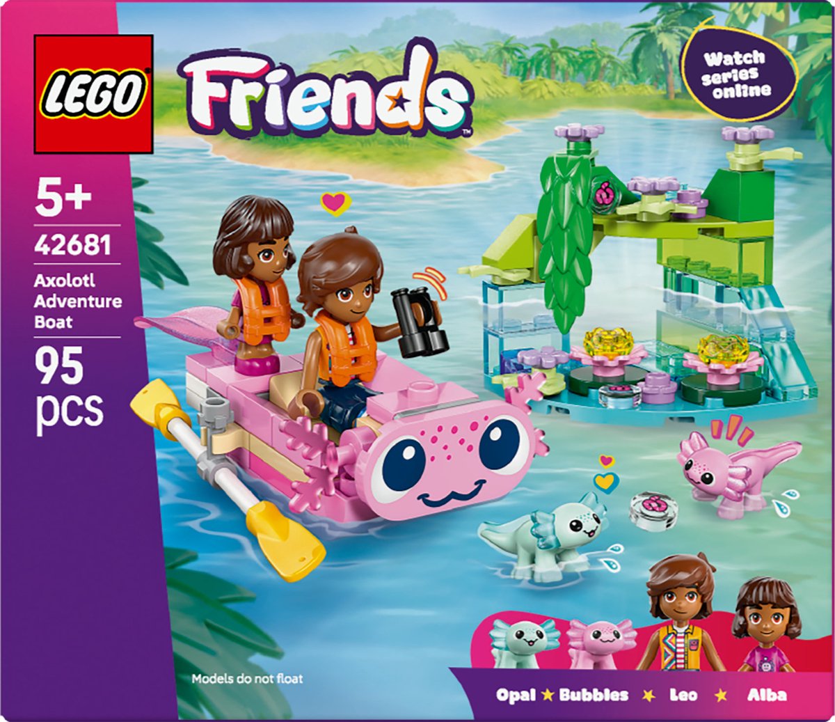 LEGO Friends Axolotl avontuur boot bouwset - speelgoed - 42681 — afbeelding 18