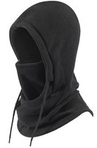 3-in-1 uniseks Muts , Sjaal & Gezichtsmasker - winter capuchonsjaal - winddichte - koudebescherming - winter skimasker zwart