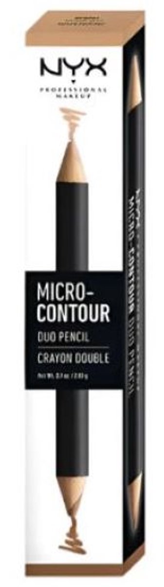 NYX Professional Makeup Micro-Contour Duo Pencil 03 Medium Deep