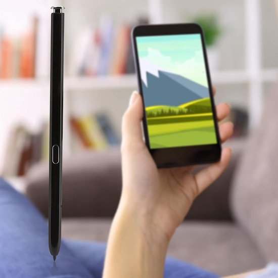 Schrijfpen voor touchscreen apparaten, Elektromagnetisch, Vervangbare penpunt, Zwart/Wit. — afbeelding 4
