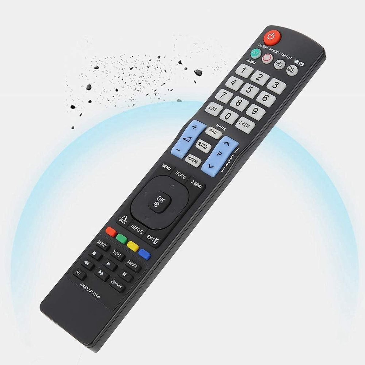 Vervangende afstandsbediening televisie 42LE4500 47LE5310 55LE5310.