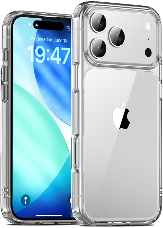 Go Go Gadget - Siliconen hoesje - Geschikt voor iPhone 17 Pro - Ultra dun - Transparant