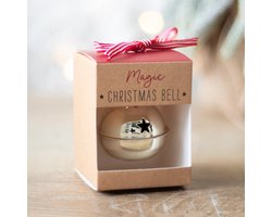 Set van 3 Magische Kerstklokken van de Kerstman – Santa’s Jingle Bells – Inclusief Cadeaudoosjes – North Pole Magic – Kerstdecoratie & Betoverend Cadeau voor Kinderen