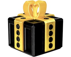 Geschenkdoos - cadeaudoos - prank - cadeauverpakking doosje - grappen doos - prank box - met schroeven - Met 20 schroeven - 3D-geprinte echt irritante geschenkdozen - 6*6cm - Grappige Fidget Dozen - Zwart