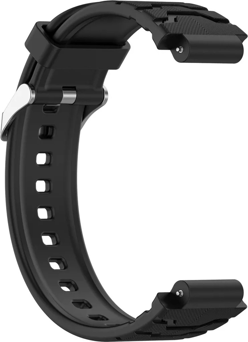 Compatibel met Xplora X5 Play siliconen polsband (zwart)