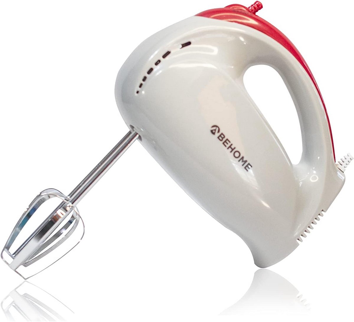 Hand Mixer - Cake and Dough Whisk with Dough Hook - Electric Kitchen Mixer 150W and 5 Speeds