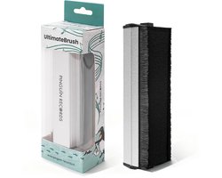 VinylCare UltimateBrush – Platenborstel - Grondige platenborstel – Koolstofvezel en fluweel borstel - Antistatische platenborstel – LP borstel – Platenreiniger voor vinyl – Extra diepe reiniging